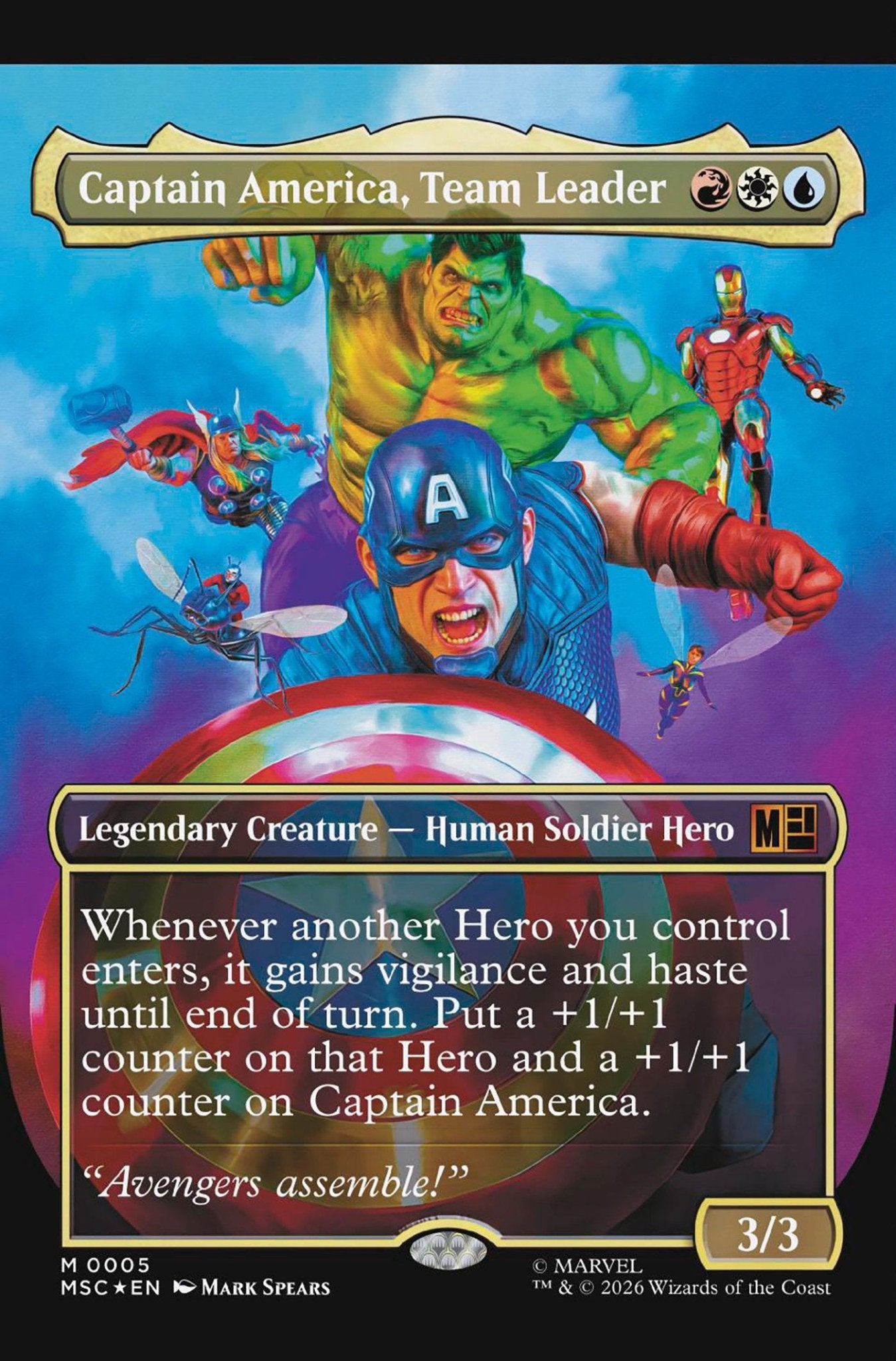Captain America 12 Classified Artist Magic: The Gathering Variant [Arm] - Cadets Toys & Comics
