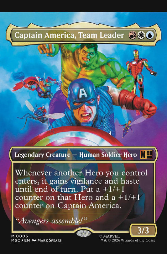 Captain America 12 Classified Artist Magic: The Gathering Variant [Arm] - Cadets Toys & Comics