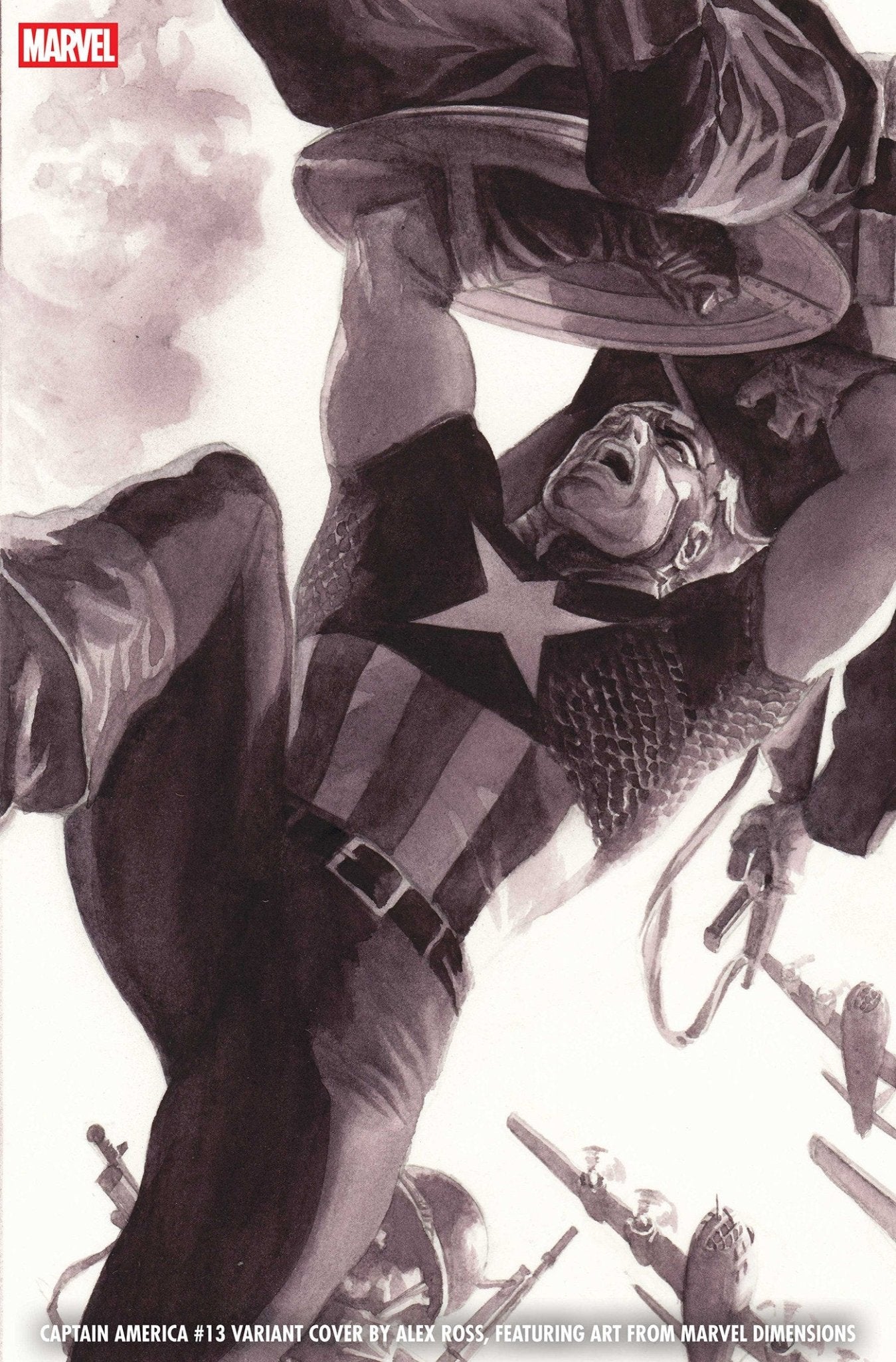 Captain America 13 Alex Ross Marvel Dimensions Variant [Arm] - Cadets Toys & Comics