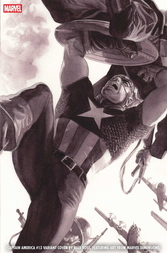 Captain America 13 Alex Ross Marvel Dimensions Variant [Arm] - Cadets Toys & Comics