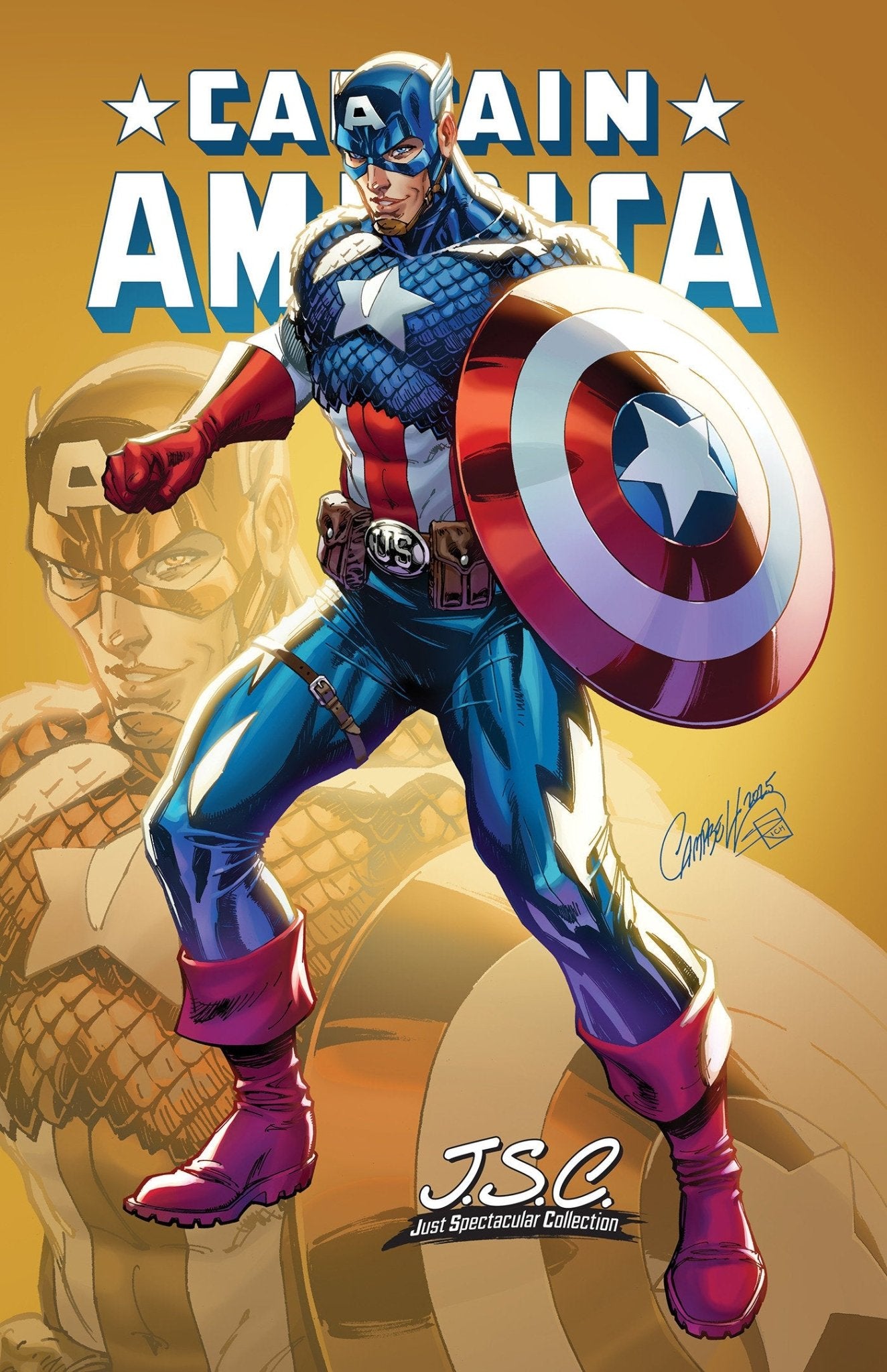 Capitán América n.° 2 J. Scott Campbell Colección Simplemente Espectacular