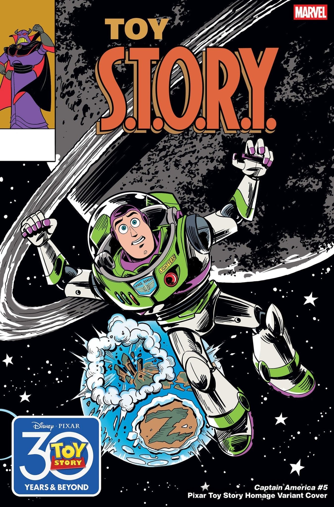 Capitán América #5 Marco Forcelloni Pixar Toy Story Homenaje Variante