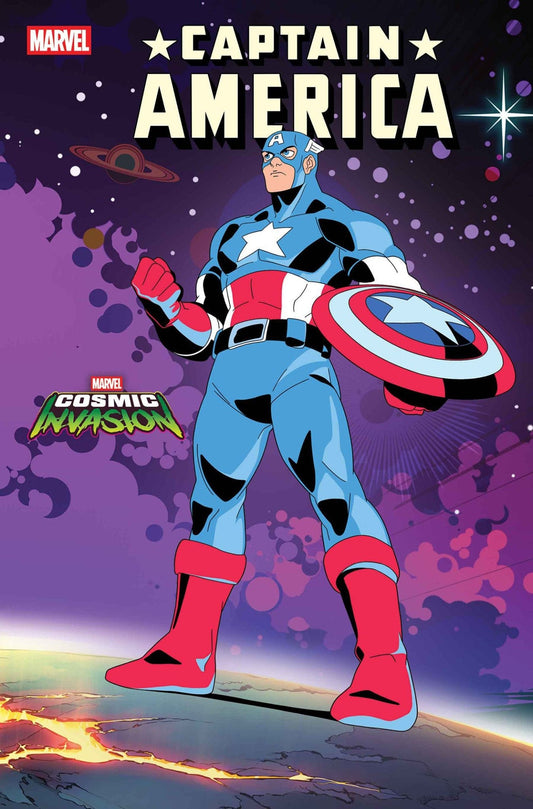 Captain America 7 Marvel Cosmic Invasion Variant - Cadets Toys & Comics