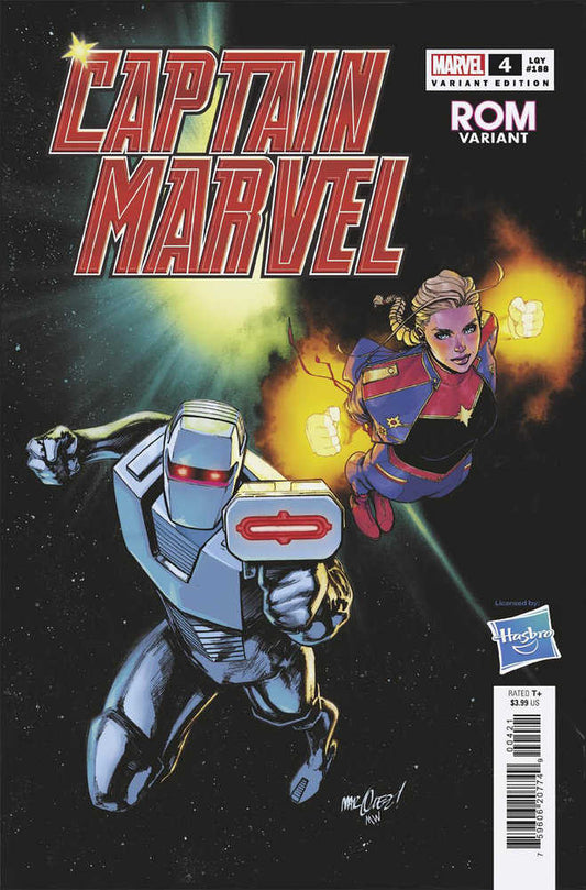 Captain Marvel 4 David Marquez Rom Variant - Cadets Toys & Comics