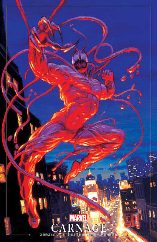 Carnage 3 Greg And Tim Hildebrandt Carnage Marvel Masterpieces III Variant - Cadets Toys & Comics