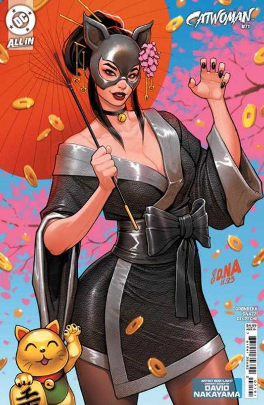 Catwoman 71 Cover D David Nakayama Artist Spotlight Card Stock Variant - Cadets Toys & Comics