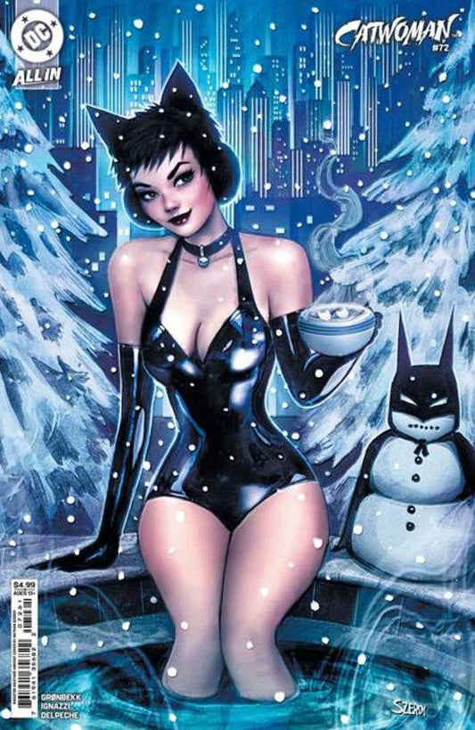 Catwoman 72 Cover D Nathan Szerdy Sweater Weather Card Stock Variant - Cadets Toys & Comics
