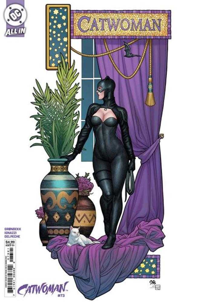 Catwoman 73 Cover B Frank Cho Card Stock Variant - Cadets Toys & Comics