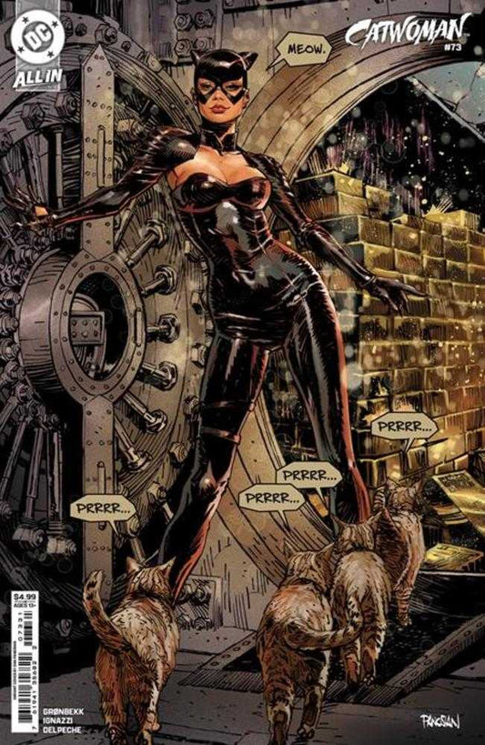 Catwoman 73 Cover C Dan Panosian Card Stock Variant - Cadets Toys & Comics