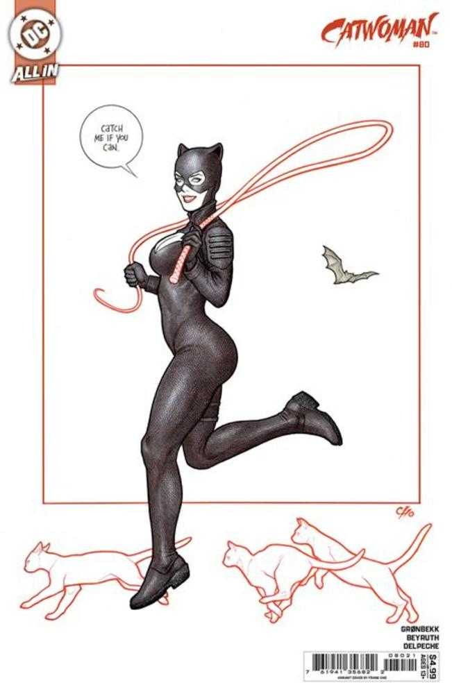 Catwoman #80 Portada B Frank Cho Variante en cartulina