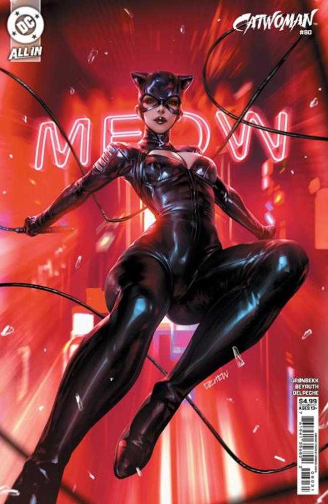 Catwoman #80 Portada C Derrick Chew Variante en cartulina