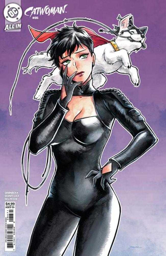 Catwoman 86 Cover F Saowee April Drools Card Stock Variant - Cadets Toys & Comics