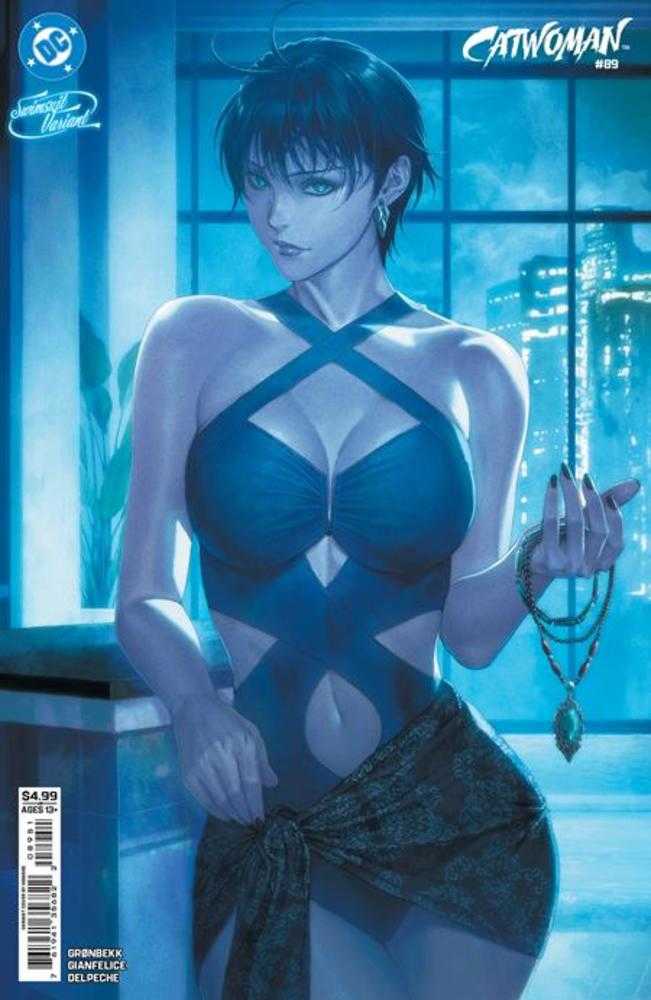 Catwoman 89 Cover E Homare Swimsuit Card Stock Variant - Cadets Toys & Comics