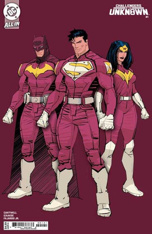Challengers Of The Unknown 1 (Of 6) Cover D Dan Mora Design Card Stock Variant - Cadets Toys & Comics