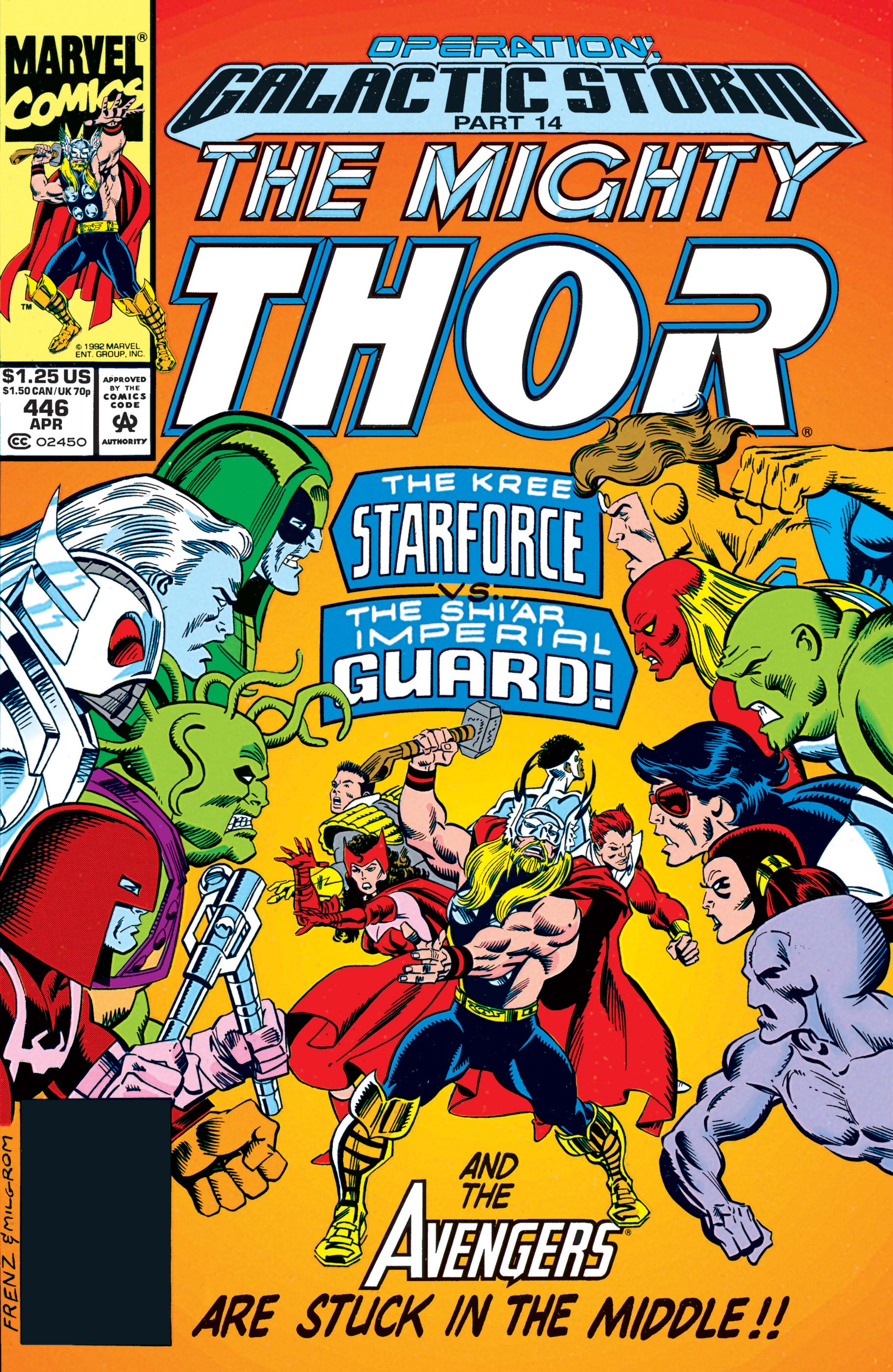 The Mighty Thor Issue #446 - Direct Edition