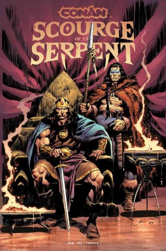 Conan el Bárbaro Azote de la Serpiente #1 (de 4) Portada A Roberto De La Torre (Para adultos)
