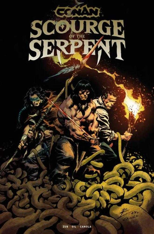 Conan The Barbarian Scourge Of The Serpent 4 (Of 4) Cover A Roberto De La Torre (Mature) - Cadets Toys & Comics