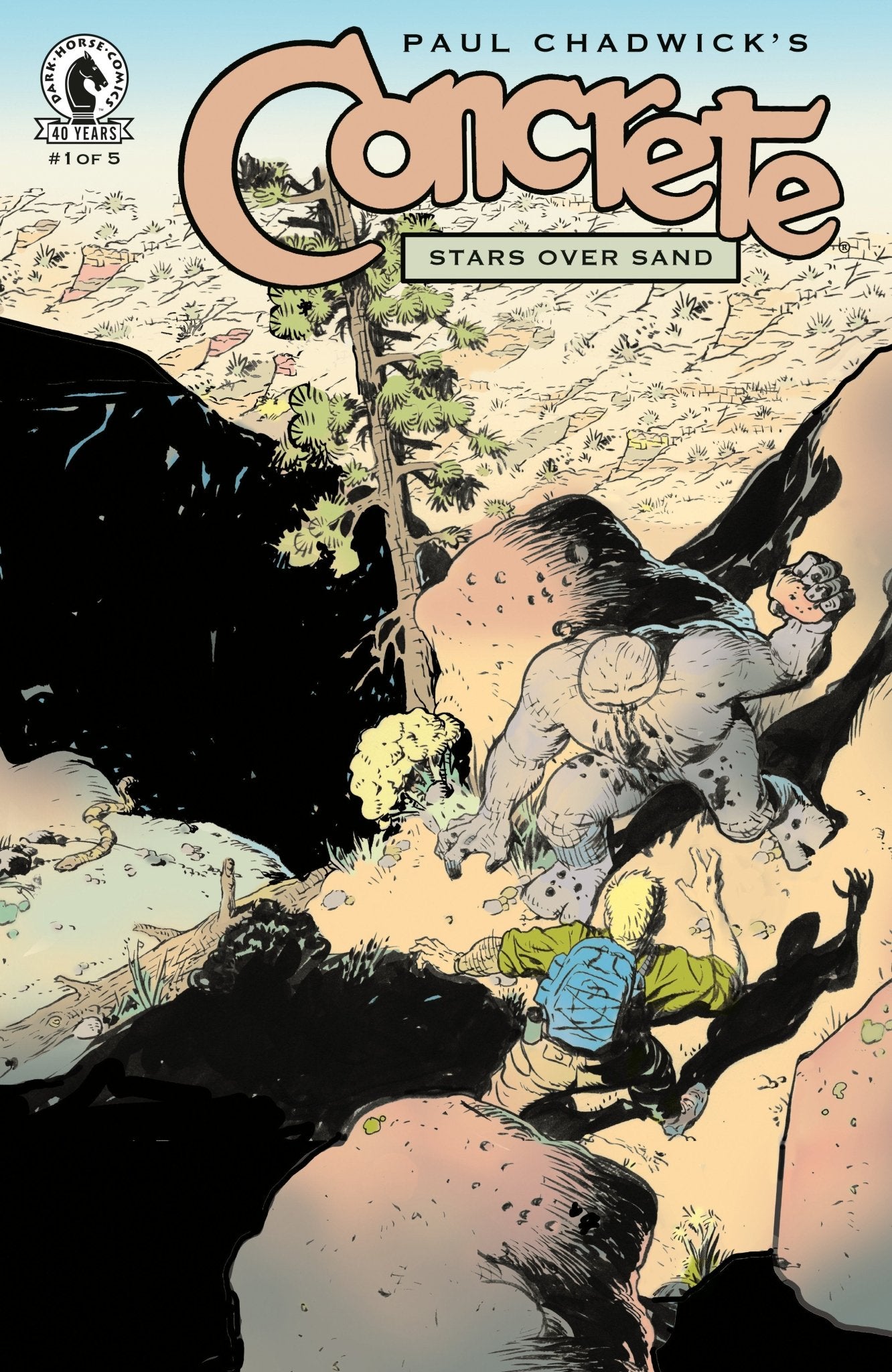 Concrete: Stars Over Sand 1 (Cover B) (Paul Chadwick) - Cadets Toys & Comics
