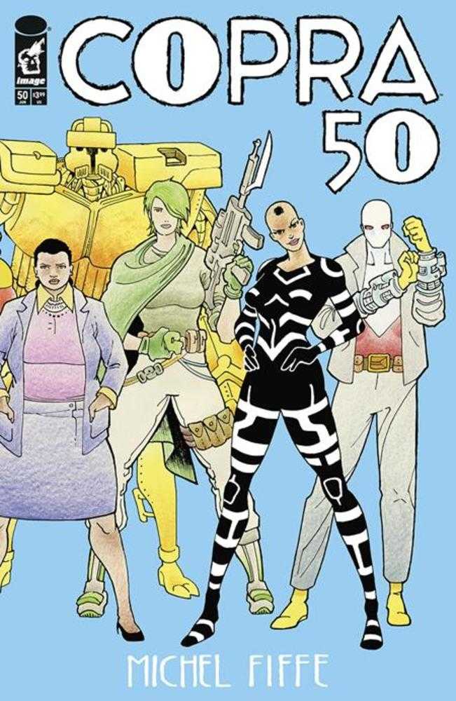 Copra #50 Portada A Michel Fiffe Wraparound (Para adultos)