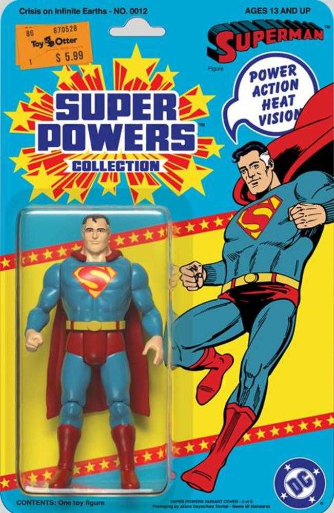Crisis On Infinite Earths 12 Facsimile Edition Cover D Super Powers Variant - Cadets Toys & Comics