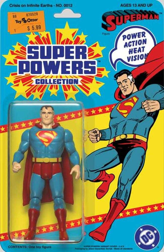 Crisis On Infinite Earths 12 Facsimile Edition Cover D Super Powers Variant - Cadets Toys & Comics