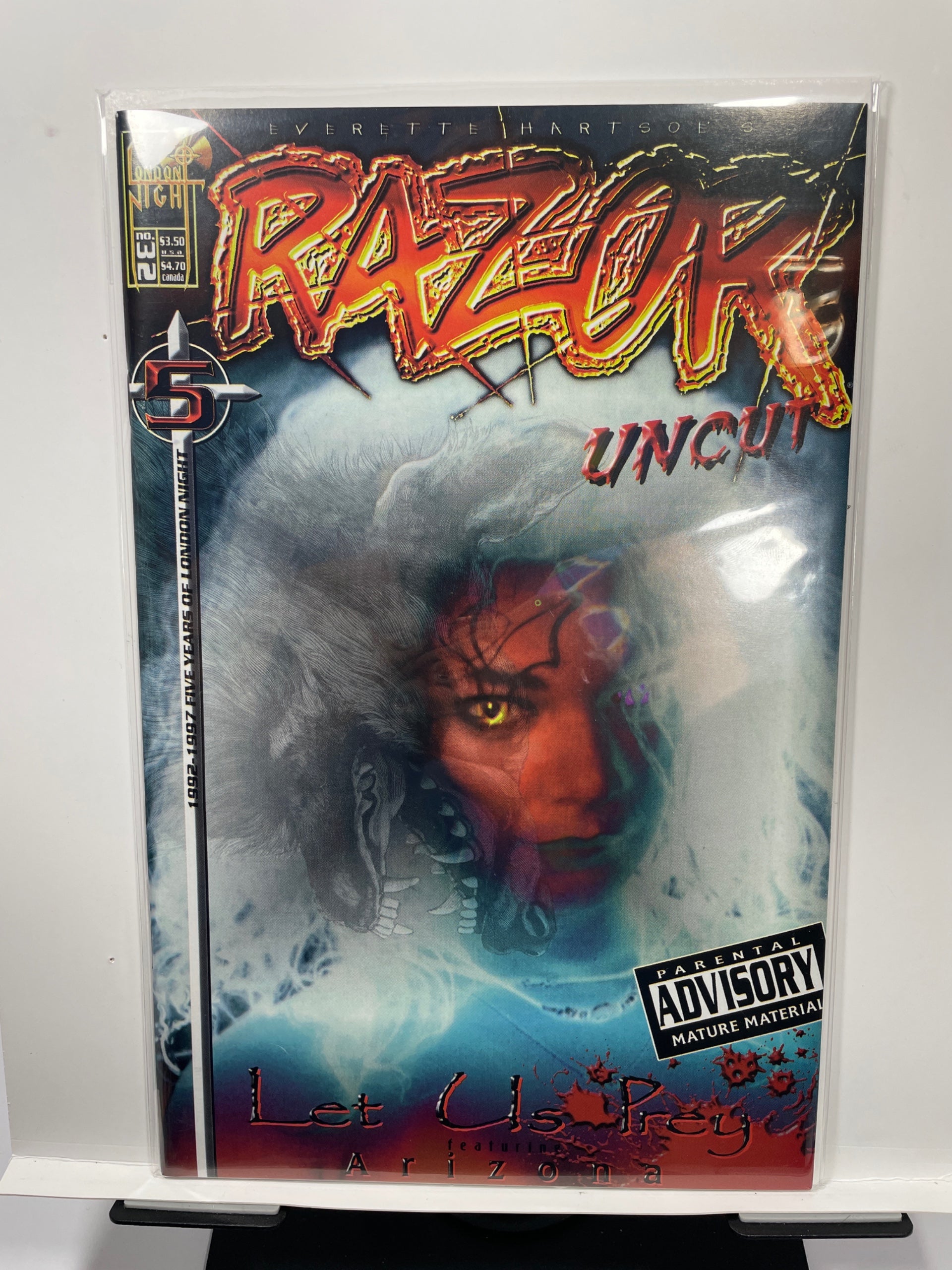 Razor Uncut  #31-35 Comic Lot London Night Studios Comics — photo 2