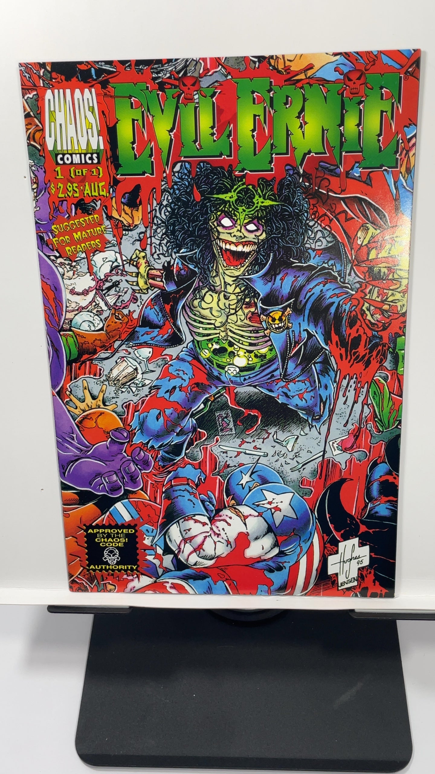 Evil Ernie #1 (of 1) Chaos Comics 1995 One-Shot Hughes Cover