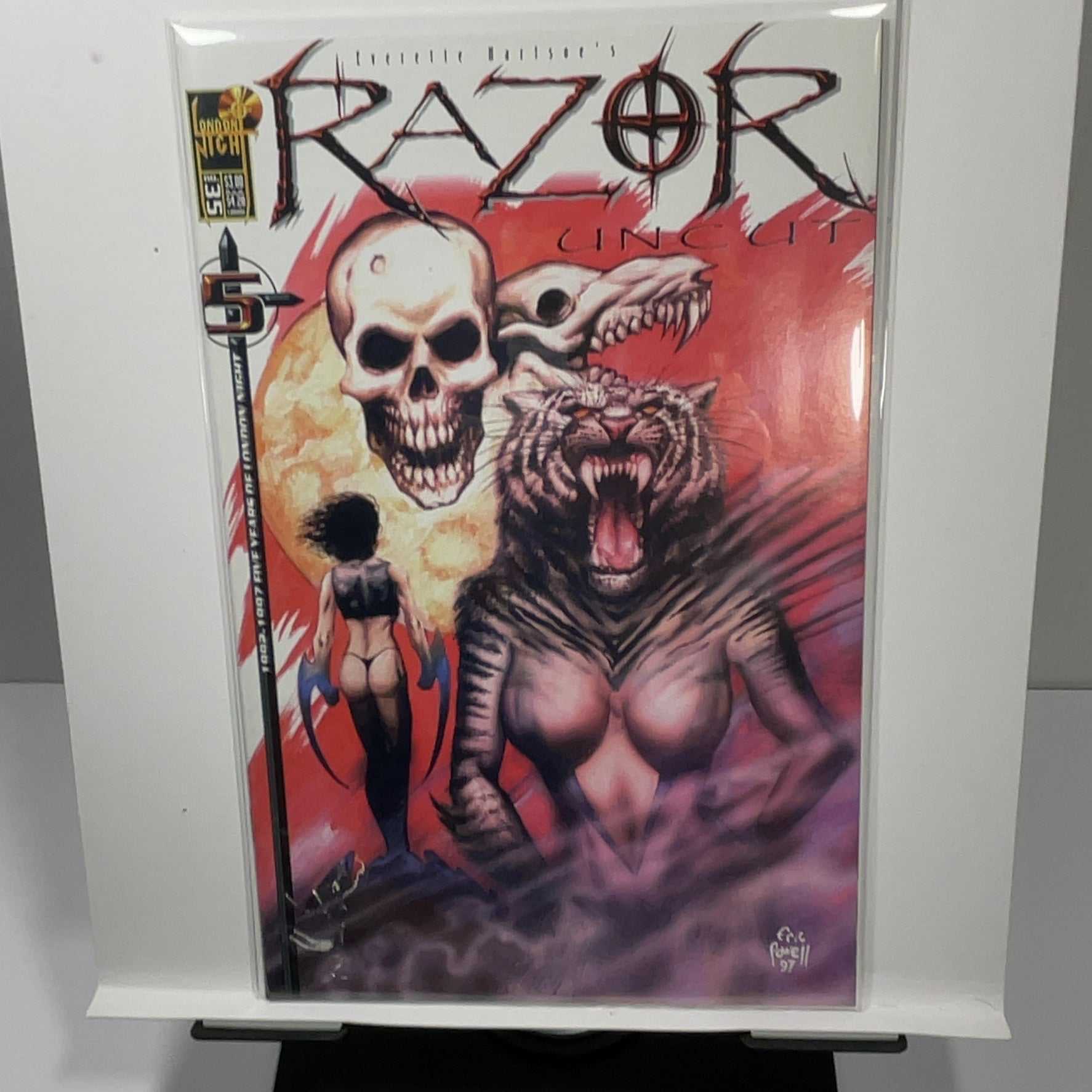 Razor Uncut #26-30 Comic Book Lot London Night Studios Everette Hartsoe — photo 7