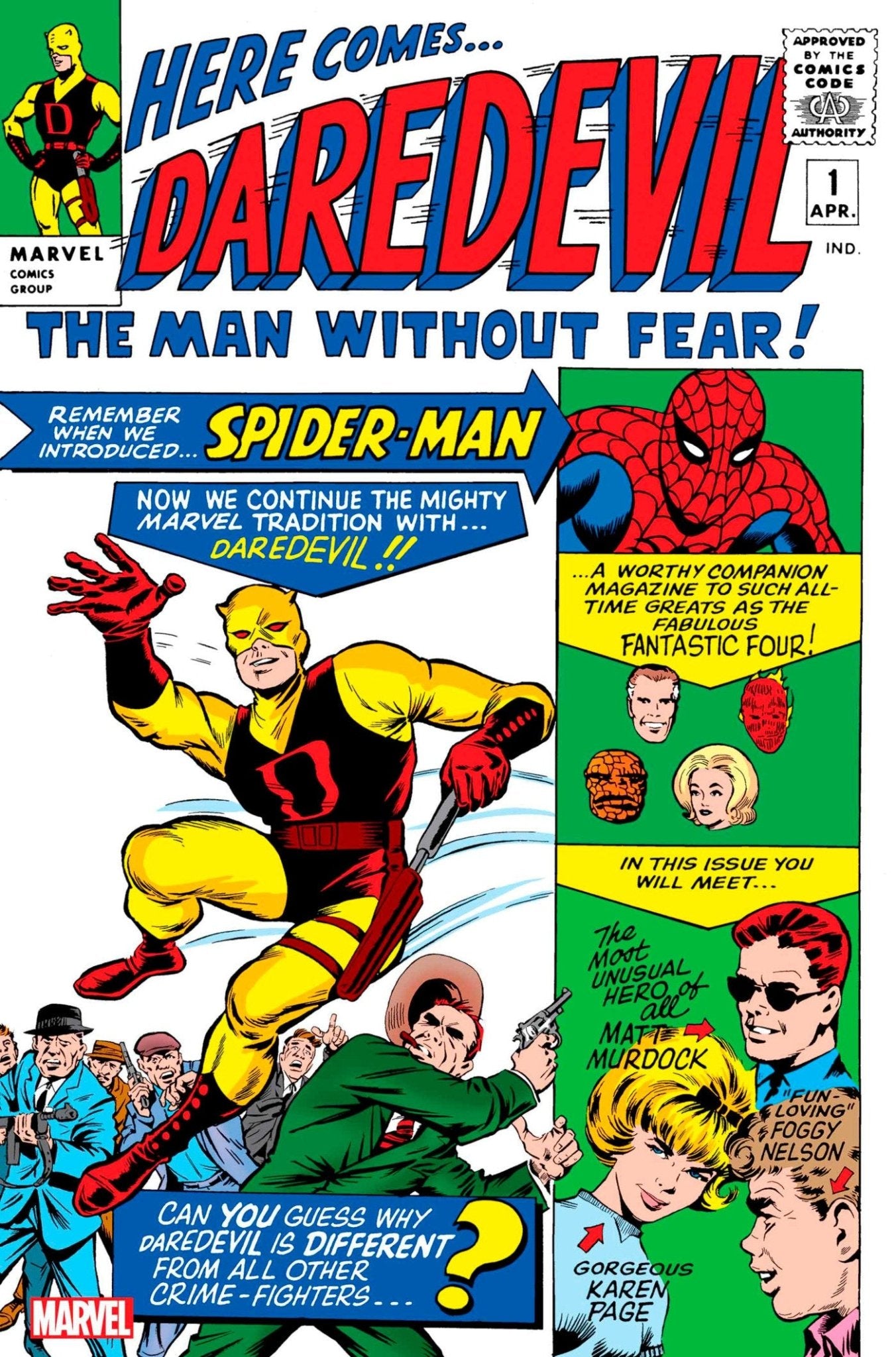 Daredevil 1 Facsimile Edition - Cadets Toys & Comics