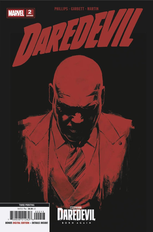 Daredevil 2 Marvel Television 3rd Printing Variant - Cadets Toys & Comics