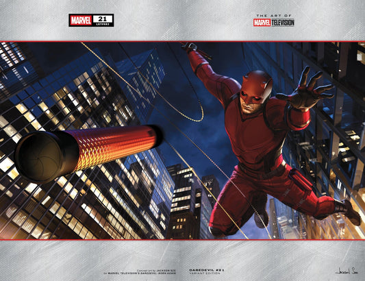 Daredevil 21 Jackson Sze Marvel Television Wraparound Variant - Cadets Toys & Comics