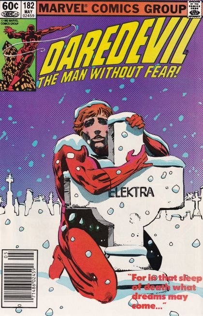 Daredevil, Vol. 1 #182B (Edición de quiosco) — ¡Está viva!