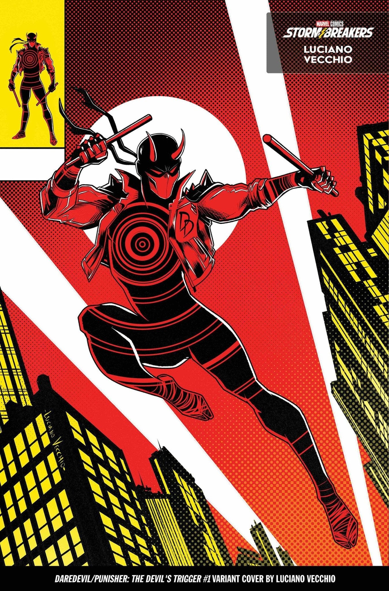 Daredevil/Punisher: The Devil's Trigger #1 Luciano Vecchio From The Chaos A Costume Variant