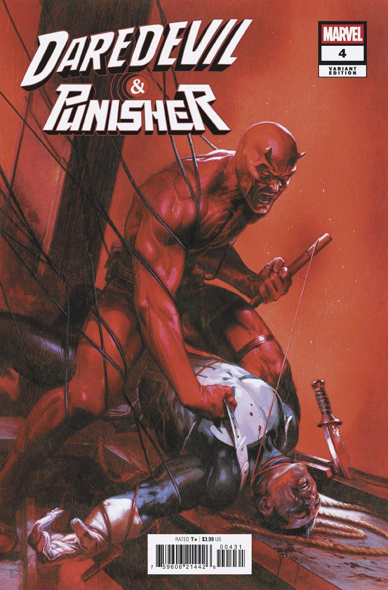 Daredevil/Punisher: The Devil's Trigger 4 Gabriele Dell'otto Variant - Cadets Toys & Comics