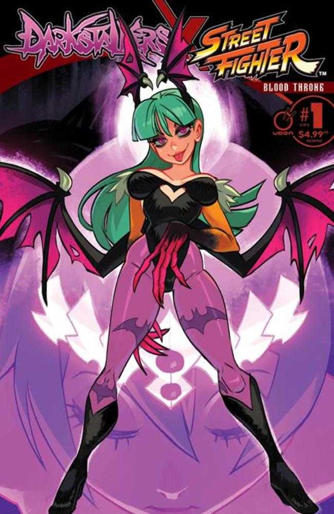 Darkstalkers X Street Fighter Blood Throne #1 (Número Único) Portada D Inc 1:5 Variante de Alex Ahad. Publicado anteriormente el 28/04/2025.