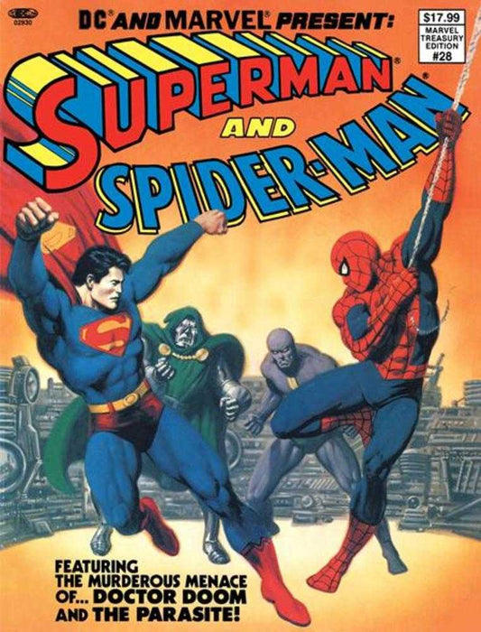 DC And Marvel Present Superman And Spider - Man (Marvel Treasury Edition 28) 1 Facsimile Edition Cover A John Romita Sr & Bob Larkin - Cadets Toys & Comics