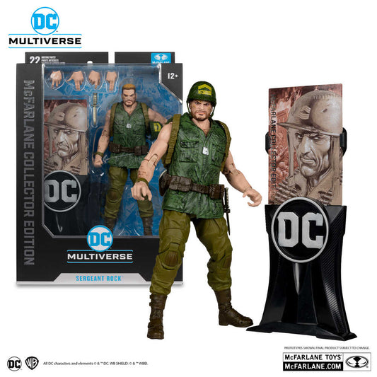 DC Collector Edition 7in Wv5 Sgt Rock Action Figure - Cadets Toys & Comics