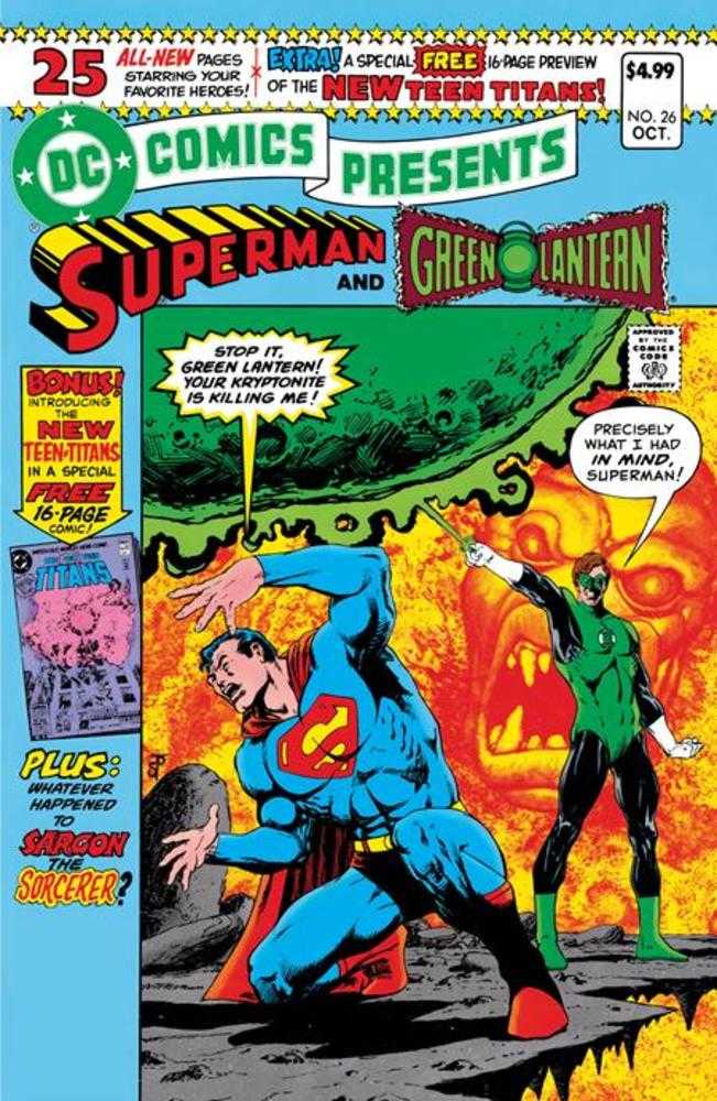 DC Comics Presents 26 Facsimile Edition Cover A Jim Starlin - Cadets Toys & Comics