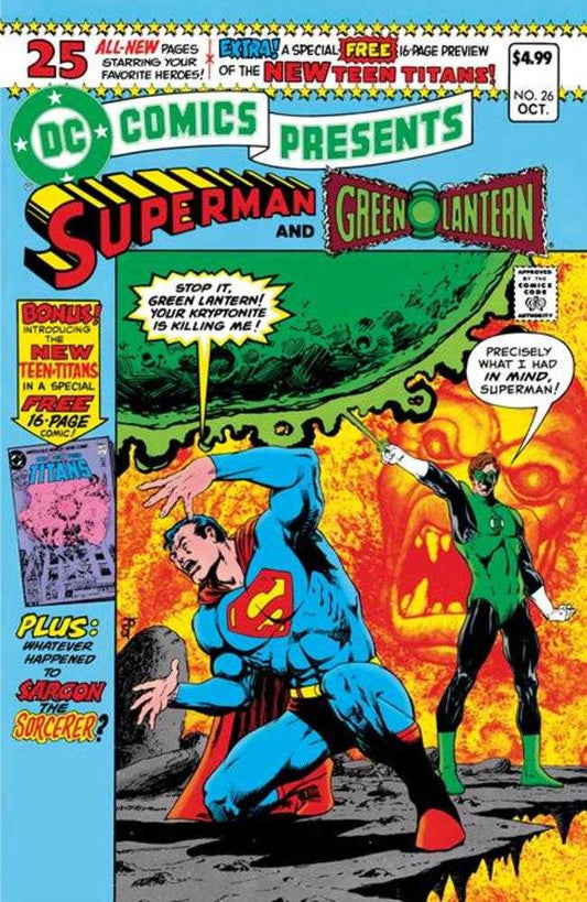 DC Comics Presents 26 Facsimile Edition Cover A Jim Starlin - Cadets Toys & Comics