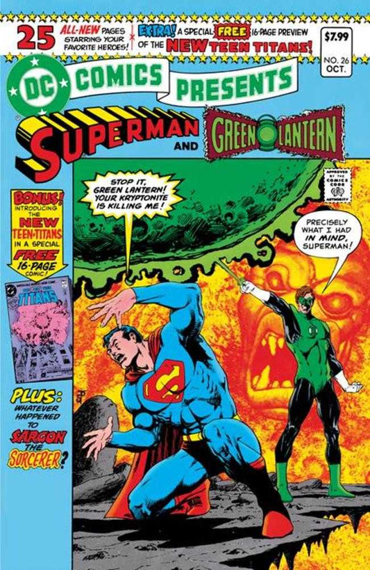 DC Comics Presents 26 Facsimile Edition Cover B Jim Starlin Foil Variant - Cadets Toys & Comics