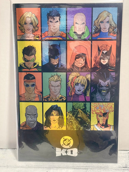 DC K.O. 1 (Of 5) Cover E Dan Mora Bracket Wraparound Foil Card Stock Variant - Cadets Toys & Comics