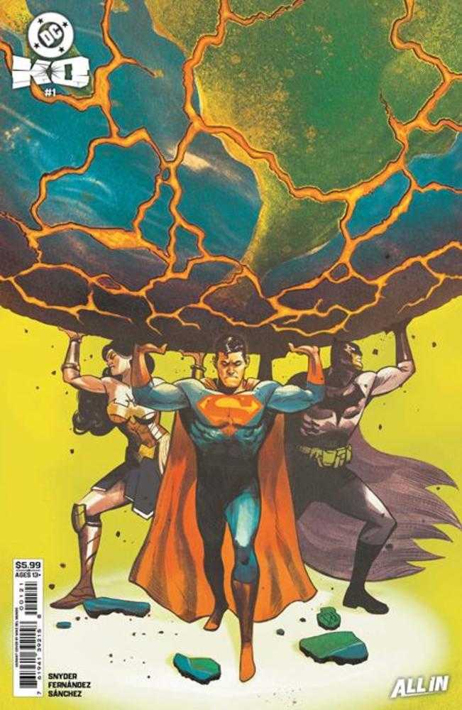 DC KO #1 (de 5) Portada F Mike Del Mundo Variante en cartulina