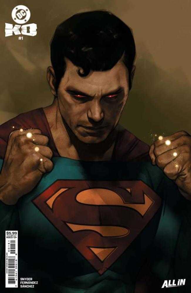 DC KO #1 (de 5) Portada G Ben Oliver Cara a Cara Variante en Cartulina