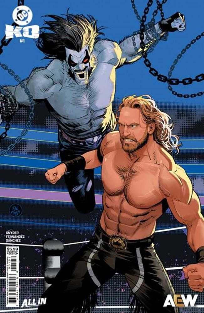 DC KO #1 (de 5) Portada K Dan Mora Hangman Adam Page Cameo de Aew Variante en cartulina