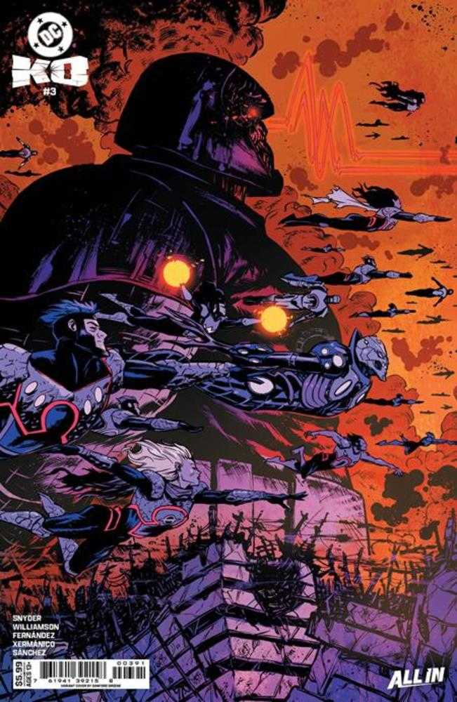 DC K.O. 3 (Of 5) Cover F Sanford Greene Darkseid Card Stock Variant - Cadets Toys & Comics