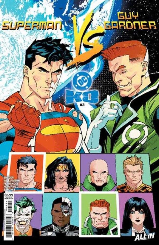 DC K.O. 3 (Of 5) Cover G Dan Mora Bracket Card Stock Variant - Cadets Toys & Comics