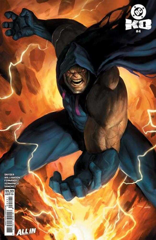 DC K.O. 4 (Of 5) Cover F Aaron Bartling Darkseid Card Stock Variant - Cadets Toys & Comics