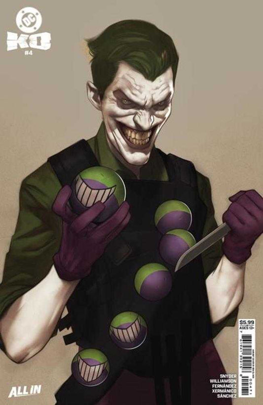 DC K.O. 4 (Of 5) Cover H Ben Oliver Face Off Card Stock Variant - Cadets Toys & Comics