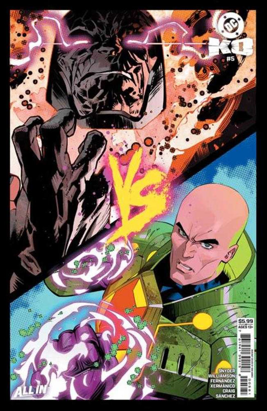DC K.O. 5 (Of 5) Cover G Dan Mora Bracket Card Stock Variant - Cadets Toys & Comics