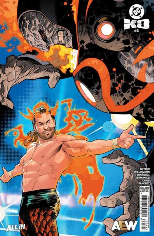 DC K.O. 5 (Of 5) Cover J Dan Mora DC Aew Cameo Card Stock Variant - Cadets Toys & Comics